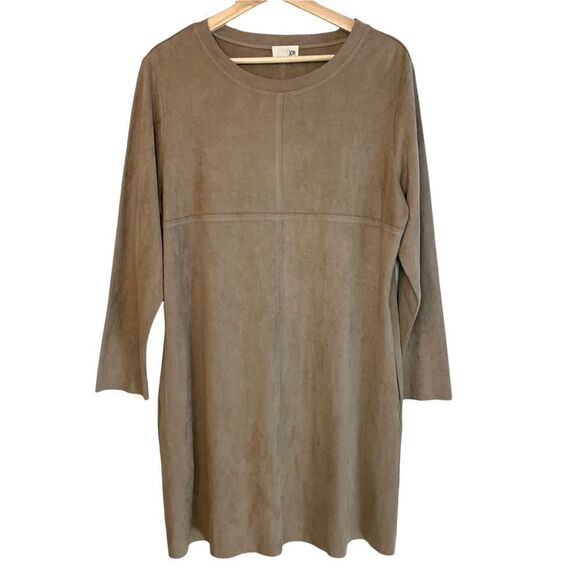 JOH AURORA FAUX SUEDE DRESS - Picture 2 of 9